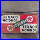 Vintage Texaco Insulated Old Us Gasoline Oil Gas Pump Enamel Porcelain Sign