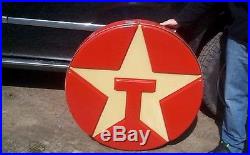 Vintage Texaco Light Up Lg Star Gas Station Sign 32in Gasoline Oil Rare Item