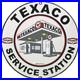 Vintage Texaco Motor Oil Porcelain Sign Texas Gasoline Gas Station Pump Plate