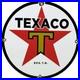 Vintage Texaco Motor Oil Porcelain Sign Texas Gasoline Gas Station Pump Plate