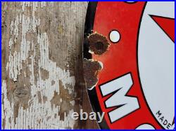 Vintage Texaco Porcelain Sign Motor Oil Gasoline Station Old Service Pump Plate Vintage Texaco Porcelain Sign Motor Oil Gasoline Station Old Service Pump Plate