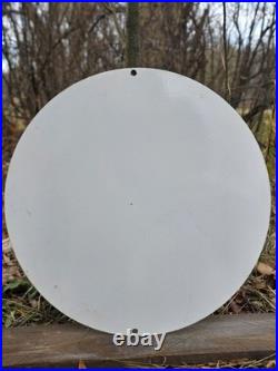 Vintage Texas Electric Service Company Porcelain Sign 12