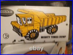 Vintage Tonka Toys Porcelain Metal Steel Sign Rare Advertising Car Gas Oil