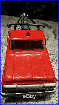 Vintage Tonka Wrecker Truck, Toy Tow Truck, Standard Oil, 1961, Ford, RARE