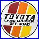 Vintage Toyota Land Cruiser Porcelain Sign Oil Gas Dealership Tacoma 4runner