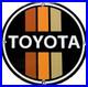 Vintage Toyota Porcelain Sign Dealership Land Cruiser 4runner Tacoma Oil Gas