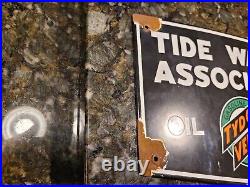 Vintage Tydol Veedol Oil Gas Sign- Vintage Advertising- Rare