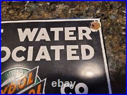 Vintage Tydol Veedol Oil Gas Sign- Vintage Advertising- Rare