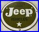 Vintage U. S. Army Jeep Porcelain Sign Willy's War Gas Oil Pump Plate Rare Wwii