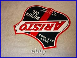 Vintage Union Oil Company Of California Aristo 12 Porcelain Metal Gasoline Sign