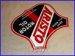 Vintage Union Oil Company Of California Aristo 12 Porcelain Metal Gasoline Sign