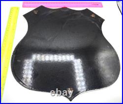 Vintage Us Route 66 Kansas Porcelain Metal Highway Sign Gas Oil Road Shield