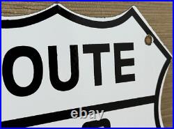 Vintage Us Route 66 Porcelain Metal Highway Sign Gas Station Oil Road Shield Vintage Us Route 66 Porcelain Metal Highway Sign Gas Station Oil Road Shield
