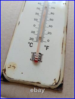 Vintage VEEDOL Motor Oil Thermometer merchandise Sign Non Porcelain Vintage VEEDOL Motor Oil Thermometer merchandise Sign Non Porcelain