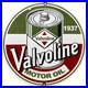 Vintage Valvoline Motor Oil Porcelain Sign Service Station Gas Lubester Pump