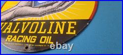 Vintage Valvoline Motor Oil Sign Gas Pump Service Station Porcelain Sign Vintage Valvoline Motor Oil Sign Gas Pump Service Station Porcelain Sign