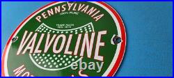 Vintage Valvoline Motor Oil Sign Gas Pump Station Porcelain Sign Vintage Valvoline Motor Oil Sign Gas Pump Station Porcelain Sign