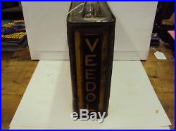 Vintage Veedol 1 Gallon Service Oil Can 254-x