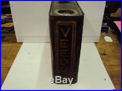 Vintage Veedol 1 Gallon Service Oil Can 254-x