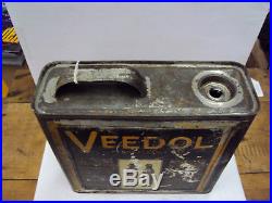 Vintage Veedol 1 Gallon Service Oil Can 254-x