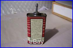 Vintage Very Rare Phillips 66 Handy Oiler Household Oil Tin Can Lead Top