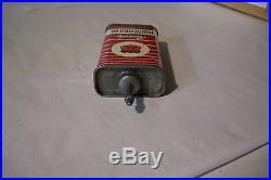 Vintage Very Rare Phillips 66 Handy Oiler Household Oil Tin Can Lead Top