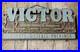Vintage Victor Gaskets Oil Seals Packings Metal On Board Sign 25.5 X 12