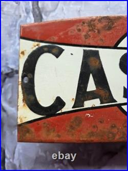Vintage Wakefield Castrol Motor Oil Porcelain Sign 16×6