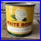 Vintage White Rose Oil Can 5 Lb Grease Can Advertising White Rose