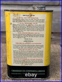 Vintage White Rose Oil Can Fly Spray 16 Oz. Can