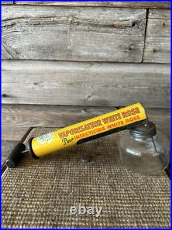 Vintage White Rose Oil Can Insect Sprayer Advertising White Rose No. 2