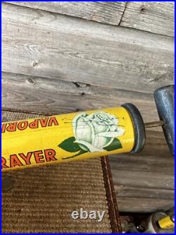 Vintage White Rose Oil Can Insect Sprayer Advertising White Rose No. 2