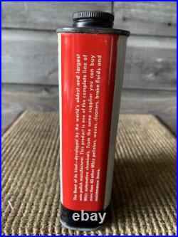 Vintage Whiz Oil Tin Lusterize Polish Whiz Advertising
