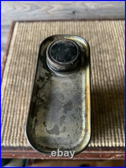 Vintage Whiz Oil Tin Lusterize Polish Whiz Advertising