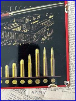 Vintage Winchester Ammunition 8x12 Inches Porcelain Enamel Sign