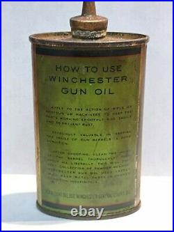 Vintage Winchester Gun Oil 3oz Oil Can