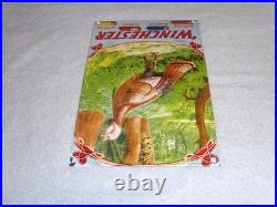 Vintage Winchester Shotgun Shells Turkey Hunting 1' Porcelain Metal Gas Oil Sign