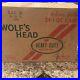 Vintage Wolf's Head Super Duty Motor Oil Case Of 24 (Full) Cans SAE 10W-40. NOS