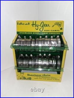 Vintage ideal Hose Clamp Display Bin Indy 500