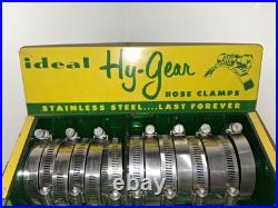 Vintage ideal Hose Clamp Display Bin Indy 500
