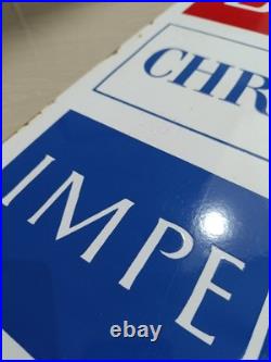 Vintage model Dodge Chrysler imperial Metal Sign advertising Store dealer Vintage model Dodge Chrysler imperial Metal Sign advertising Store dealer