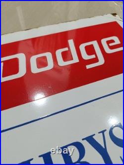 Vintage model Dodge Chrysler imperial Metal Sign advertising Store dealer Vintage model Dodge Chrysler imperial Metal Sign advertising Store dealer