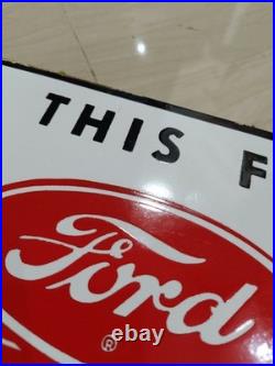 Vintage model FORD FARMING Metal Sign advertising Store equipment dealer
