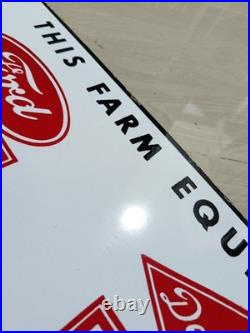 Vintage model FORD FARMING Metal Sign advertising Store equipment dealer