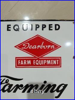 Vintage model FORD FARMING Metal Sign advertising Store equipment dealer