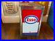 Vintage oil can France french tin ESSO Motor Oil large