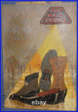 Vintage oil painting advertising Vintage oil painting advertising