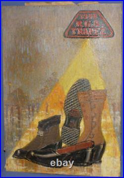 Vintage oil painting advertising Vintage oil painting advertising