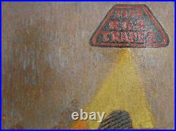 Vintage oil painting advertising Vintage oil painting advertising