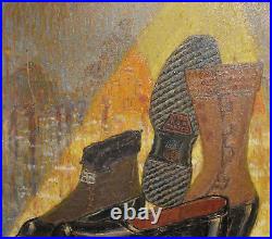 Vintage oil painting advertising Vintage oil painting advertising
